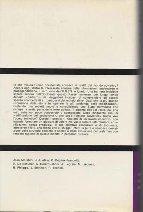 Dossier Russia. Dall' impero degli Zar all' U.R.S.S - Jean Marabini - 2