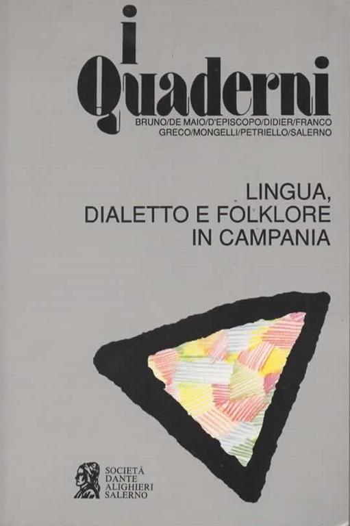 Lingua , dialetto e Folklore in Campania - copertina