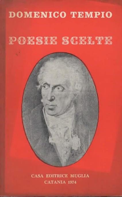 Poesie scelte - Domenico Tempio - copertina