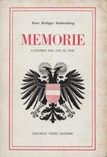 Memorie. (L'Austria dal 1918 al 1938)