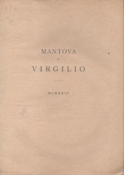 Mantova Virgilio - copertina