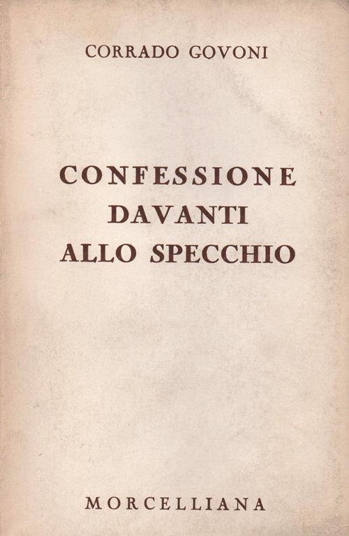 Confessione davanti allo specchio - Corrado Govoni - copertina