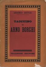 Taccuino di Arno Borghi