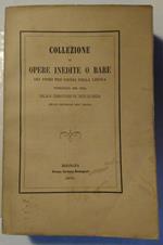 Esemplare della divina commedia donato da Papa (Benedetto XIV) Lambertini con tutti i suoi libri allo Studio di Bologna edito secondo la sua ortografia illustrato dai confronti di altri XIX codici