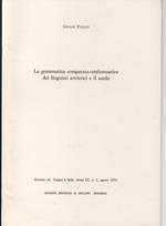 La grammatica comparata -confrontativa dei linguisti sovietici e il sardo. Estratto da: Lingua e Stile, Anno IX, n.2, agosto 1974.
