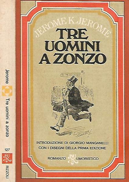 Tre uomini a zonzo - Jerome K. Jerome - copertina