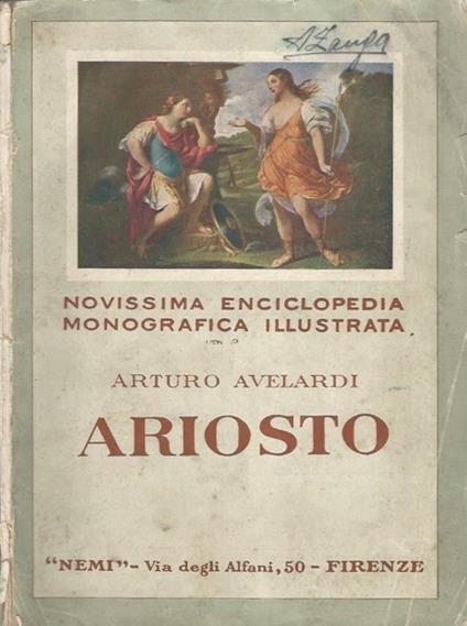 Ariosto - Arturo Avelardi - copertina