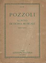 Sunto di teoria musicale. Ad uso del 3° Corso di Teoria e solfeggio del R. Conservatorio G. Verdi di Milano