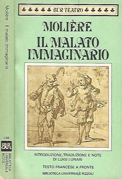 Il malato immaginario - Molière - copertina