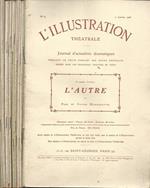 L' Illustration Théatrale. Journal d'actualités dramatiques publiant le texte complet des pièces nouvelles jouées dans les principaux théatres de Paris. Anno 1908 - Dal n. 77 al n. 92