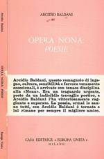 Opera nona: Poesie