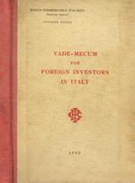 Vade-mecum for foreign investors in Italy