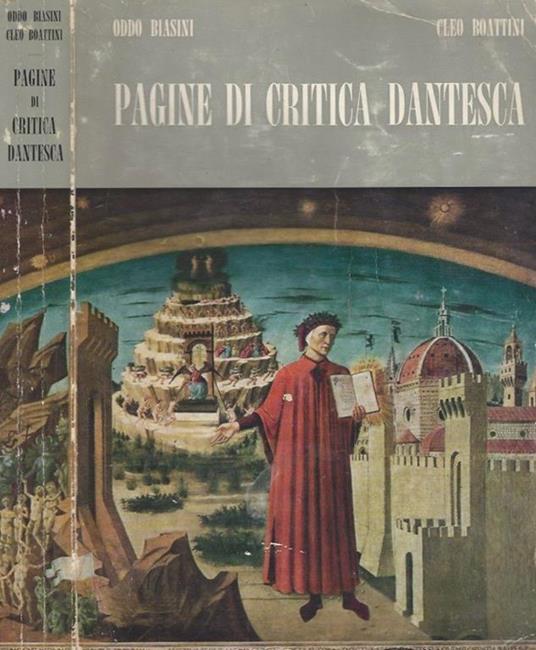 Pagine di critica dantesca - Oddo Biasini - copertina