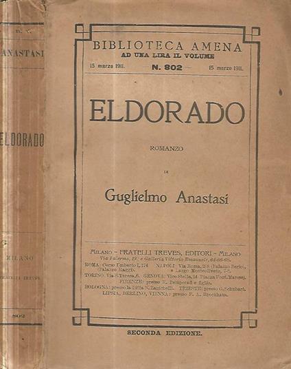 Eldorado - Guglielmo Anastasi - copertina