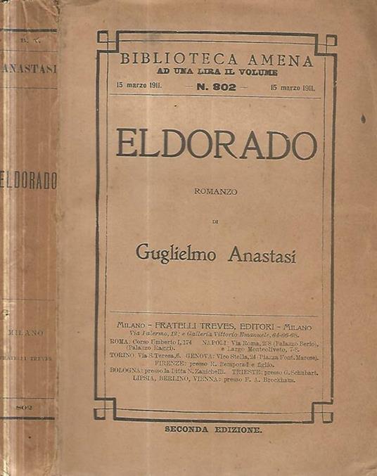 Eldorado - Guglielmo Anastasi - copertina