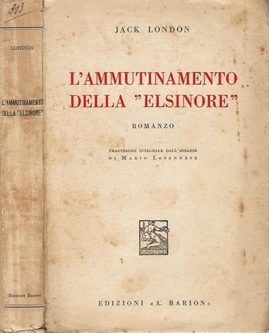 L' ammutinamento della Elsinore - Jack London - copertina