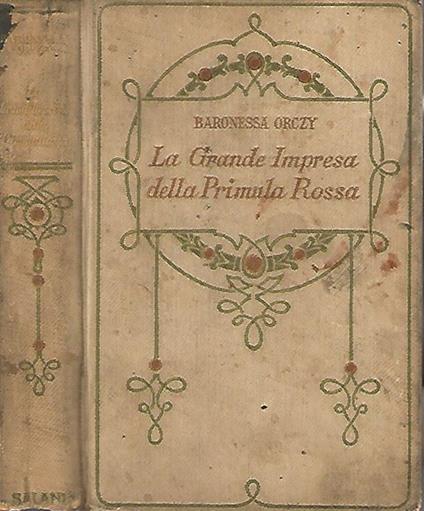 La Grande Impresa della Primula Rossa - Orczy - copertina