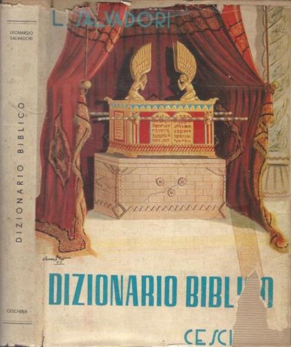 Dizionario biblico. (antico e nuovo testamento) - Leonardo Salvadori - copertina