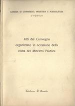 Atti del Convegno organizzato in occasione della visita del Ministro Pastore