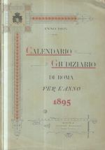 Calendario giudiziario di Roma per l'anno 1895