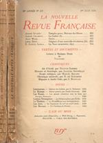 La nouvelle revue francaise. 1938, nn. 297-301