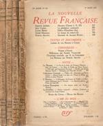 La nouvelle revue francaise. 1935, nn. 258-260-264-267