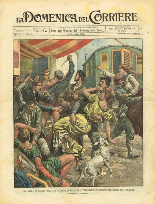 La Domenica del Corriere. Anno V n.45, 8 novembre 1903 - copertina