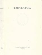 Fridericiana. Rivista dell'Università degli Studi di Napoli 