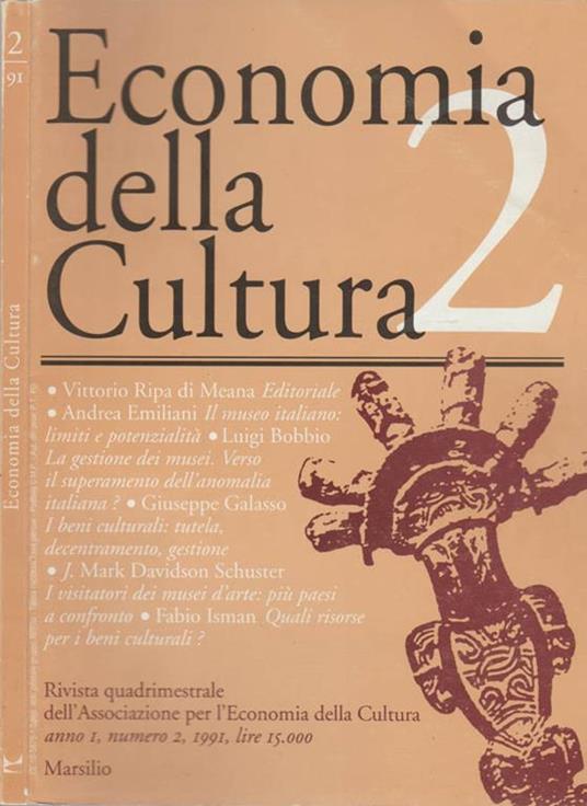 Economia della Cultura 2 - copertina