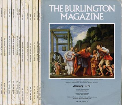 The Burlington Magazine. Vol. CXXI - 1979 - copertina