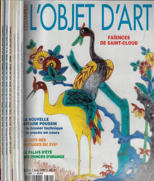 L' Estampille / L' Objet D'Art Anno 1997 N° 314, 315, 316, 317, 318, 319 - copertina