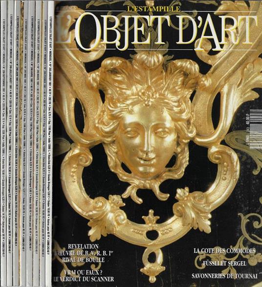 L' Estampille / L' Objet D'Art Anno 1991 N° 243, 244, 245, 246, 247, 248, 249, 250 - copertina