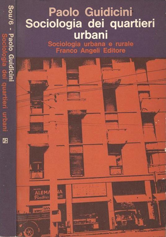 Sociologia dei quartieri urbani - Paolo Guidicini - copertina