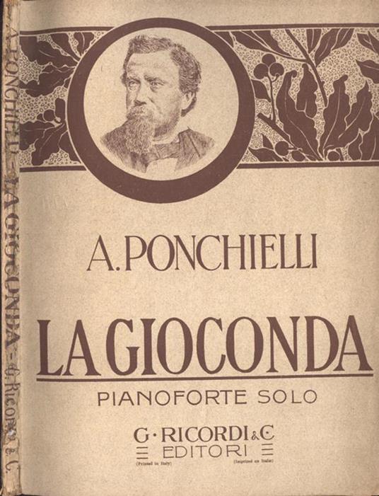 La Gioconda. Pianoforte solo - Amilcare Ponchielli - copertina