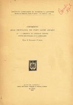 Contributo alla cronologia dei poeti latini arcaici. I-I chronica di Cornelio Nepote fonte secondaria di S.Gerolamo