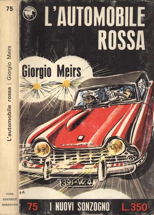 L' automobile rossa - Giorgio Meirs - copertina