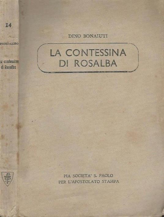 La contessina di Rosalba - Dino Bonaiuti - copertina