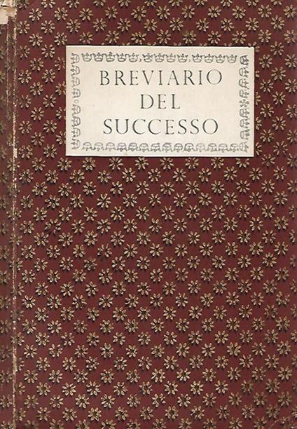 Breviario del successo - copertina