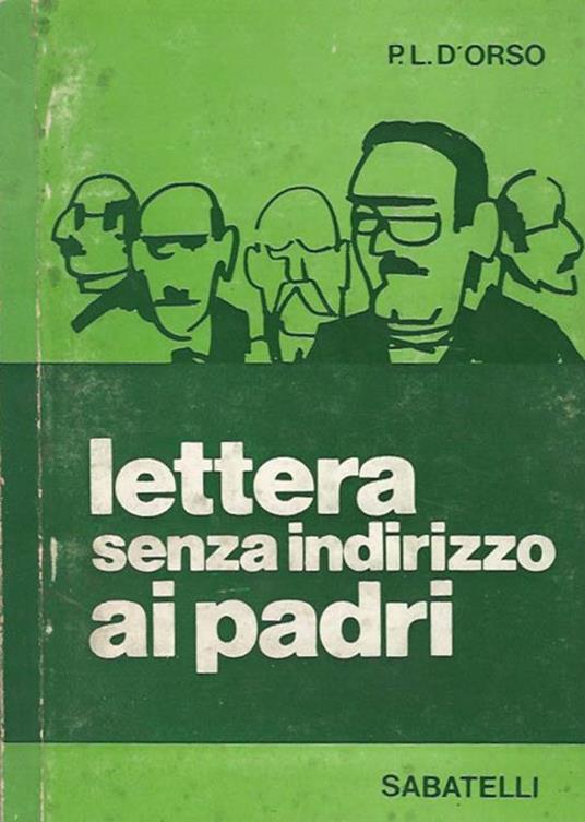 Lettera senza indirizzo ai padri - copertina