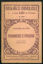 Frammenti e pensieri. Con prefazione di Efisio Aitelli