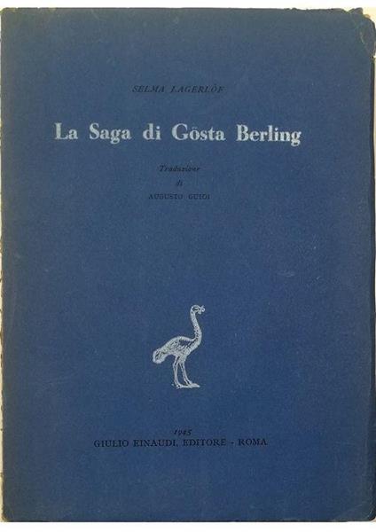 La Saga di Gosta Berling - Selma Lagerlof - copertina