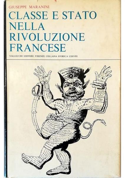 Classe e Stato nella Rivoluzione francese - Giuseppe Maranini - copertina