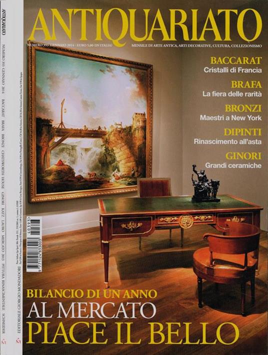 Antiquariato. Mensile di arte antica, arti decorative, cultura, collezionismo - 2014 - copertina