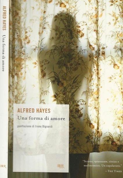 Una forma di amore - Alfred Hayes - copertina