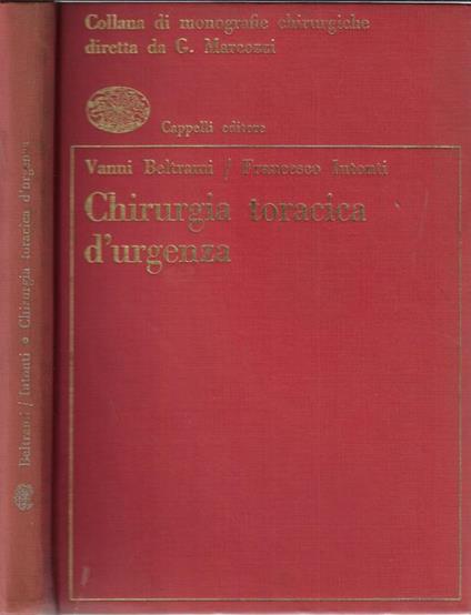 Chirurgia toracica d'urgenza - Vanni Beltrami - copertina