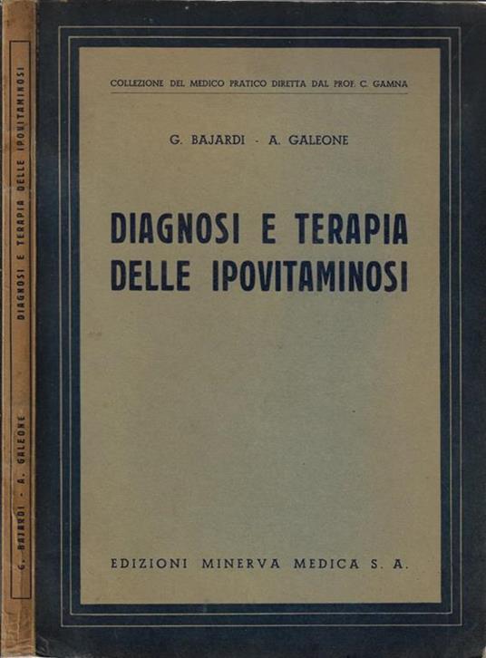 Diagnosi e terapia delle ipovitaminosi - G. Bajardi - copertina