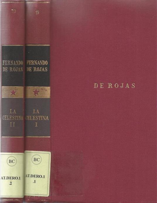 La Celestina. Vol. I e II - Fernando de Rojas - copertina