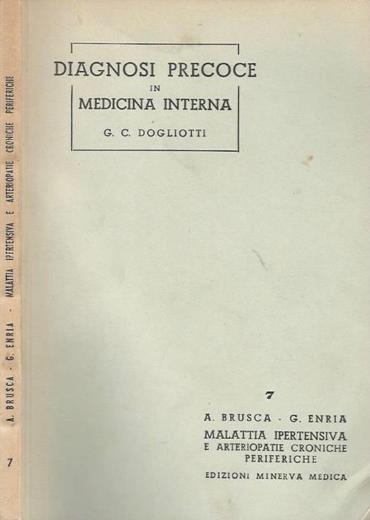 Diagnosi precoce della malattia ipertensiva e delle arteriopatie croniche periferiche - A. Brusca - copertina