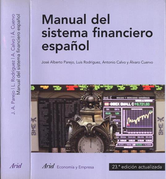 Manual del sistema financiero espanol - copertina