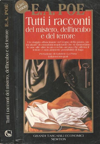 Tutti i racconti del mistero, dell'incubo e del terrore - Edgar Allan Poe - copertina